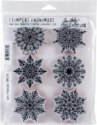 Zeige Details für Tim Holtz Cling Stamps 7"X8.5"-Swirly Snowflakes Bild von Tim Holtz Cling Stamps 7"X8.5"-Swirly Snowflakes