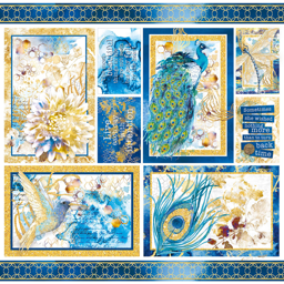 Bild von Ciao Bella - INDIGO PATTERNS PAD 12"X12" 8/PKG