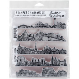 Zeige Details für Tim Holtz Cling Stamps 7"X8.5"-Cityscapes Bild von Tim Holtz Cling Stamps 7"X8.5"-Cityscapes