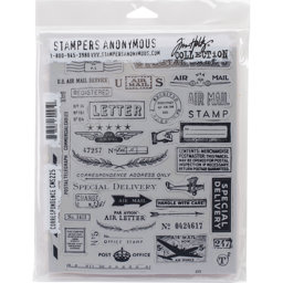 Zeige Details für Tim Holtz Cling Stamps 7"X8.5"-Correspondence Bild von Tim Holtz Cling Stamps 7"X8.5"-Correspondence