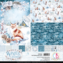 Zeige Details für Ciao Bella - WINTER JOURNEY PATTERNS PAD 12"X12" 8/PKG Bild von Ciao Bella - WINTER JOURNEY PATTERNS PAD 12"X12" 8/PKG