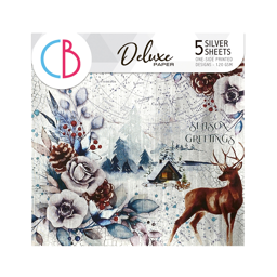 Zeige Details für Ciao Bella - WINTER JOURNEY DELUXE PAPER SILVER 6"X6" 5/PKG Bild von Ciao Bella - WINTER JOURNEY DELUXE PAPER SILVER 6"X6" 5/PKG