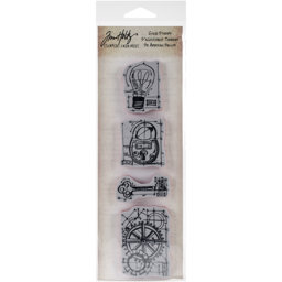 Zeige Details für Tim Holtz Mini Blueprints Strip Cling Stamps 3"X10"-Industrial Bild von Tim Holtz Mini Blueprints Strip Cling Stamps 3"X10"-Industrial