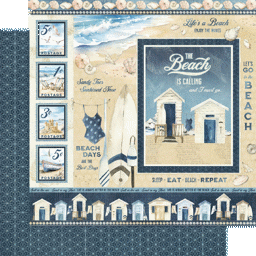 Zeige Details für Graphic45 THE BEACH IS CALLING 8×8 Collection Pack Bild von Graphic45 THE BEACH IS CALLING 8×8 Collection Pack