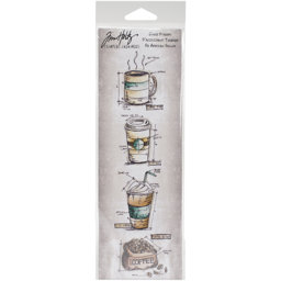 Zeige Details für Tim Holtz Mini Blueprints Strip Cling Stamps 3"X10"-Fresh Brewed Bild von Tim Holtz Mini Blueprints Strip Cling Stamps 3"X10"-Fresh Brewed