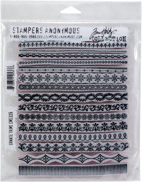 Zeige Details für Tim Holtz Cling Stamps 7"X8.5"-Ornate Trims Bild von Tim Holtz Cling Stamps 7"X8.5"-Ornate Trims