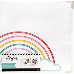 Bild von Heidi Swapp Storyline 3D-Ring Album 8.5"X11" Rainbow