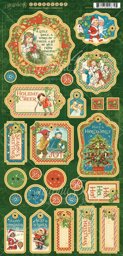 Zeige Details für Graphic45 - Christmas Magic Chipboard Die-Cuts 6"X12" Sheet-Decorative & Journaling Bild von Graphic45 - Christmas Magic Chipboard Die-Cuts 6"X12" Sheet-Decorative & Journaling