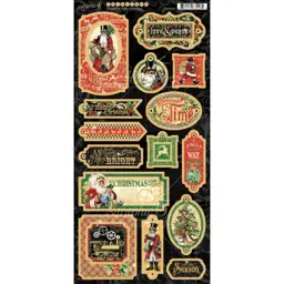 Zeige Details für Graphic45 - Christmas Time Chipboard Bild von Graphic45 - Christmas Time Chipboard