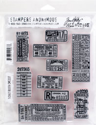 Zeige Details für Tim Holtz Cling Stamps 7"X8.5"-Ticket Booth Bild von Tim Holtz Cling Stamps 7"X8.5"-Ticket Booth