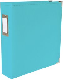 Zeige Details für We R Classic Leather D-Ring Album 8.5"X11"-Aqua Bild von We R Classic Leather D-Ring Album 8.5"X11"-Aqua
