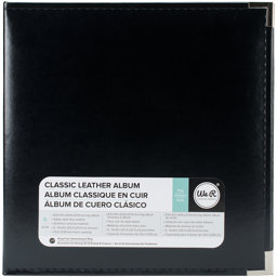 Zeige Details für We R Classic Leather D-Ring Album 8.5"X11"-Black Bild von We R Classic Leather D-Ring Album 8.5"X11"-Black