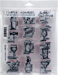 Zeige Details für Tim Holtz Cling Stamps 7"X8.5"-Mini Blueprints Bild von Tim Holtz Cling Stamps 7"X8.5"-Mini Blueprints