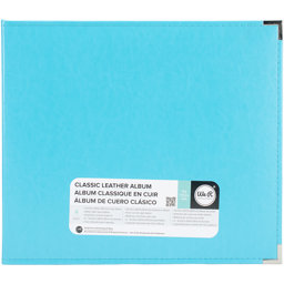 Bild von We R Classic Leather D-Ring Album 12"X12"-Aqua