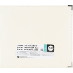 Bild von We R Classic Leather D-Ring Album 12"X12"-Vanilla