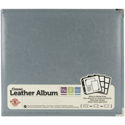 Zeige Details für We R Classic Leather D-Ring Album 12"X12"-Charcoal Bild von We R Classic Leather D-Ring Album 12"X12"-Charcoal