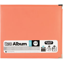 Bild von We R Classic Leather D-Ring Album 12"X12"-Coral