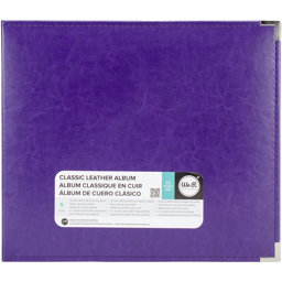 Bild von We R Classic Leather D-Ring Album 12"X12"-Grape Soda