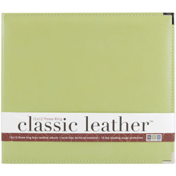 Zeige Details für We R Classic Leather D-Ring Album 12"X12"-Kiwi Bild von We R Classic Leather D-Ring Album 12"X12"-Kiwi