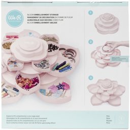 Zeige Details für We R Bloom Embellishment Storage-Pink Bild von We R Bloom Embellishment Storage-Pink