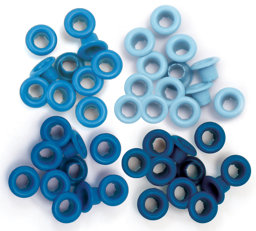 Zeige Details für We R Eyelets Standard 60/Pkg-Blue Bild von We R Eyelets Standard 60/Pkg-Blue