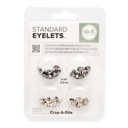 Zeige Details für We R Eyelets Standard 60/Pkg-Cool Metal Bild von We R Eyelets Standard 60/Pkg-Cool Metal