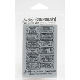 Zeige Details für Tim Holtz Cling Stamp 2.5"X3.5"-Ticket Bild von Tim Holtz Cling Stamp 2.5"X3.5"-Ticket
