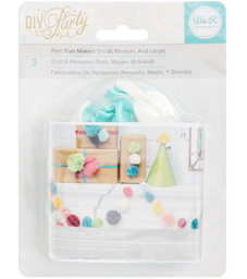 Bild von We R DIY Party Pom Pom Maker 3/Pkg-Small, Medium & Large