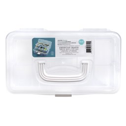 Zeige Details für We R Craft Tool Box Translucent Plastic Storage-11.8"X6.7"X5.5" Case Bild von We R Craft Tool Box Translucent Plastic Storage-11.8"X6.7"X5.5" Case