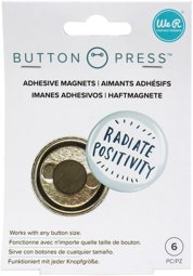 Bild von We R Memory Keepers Button Press Adhesive Magnets 6/Pkg-