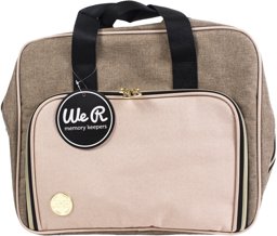 Zeige Details für We R Memory Keepers Crafter's Shoulder Bag-Taupe & Pink Bild von We R Memory Keepers Crafter's Shoulder Bag-Taupe & Pink