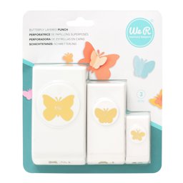 Bild von We R Memory Keepers Layering Punches 3/Pkg-Butterfly