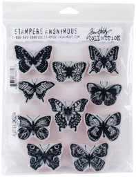 Zeige Details für Tim Holtz Cling Stamps 7"X8.5"-Flutter Bild von Tim Holtz Cling Stamps 7"X8.5"-Flutter