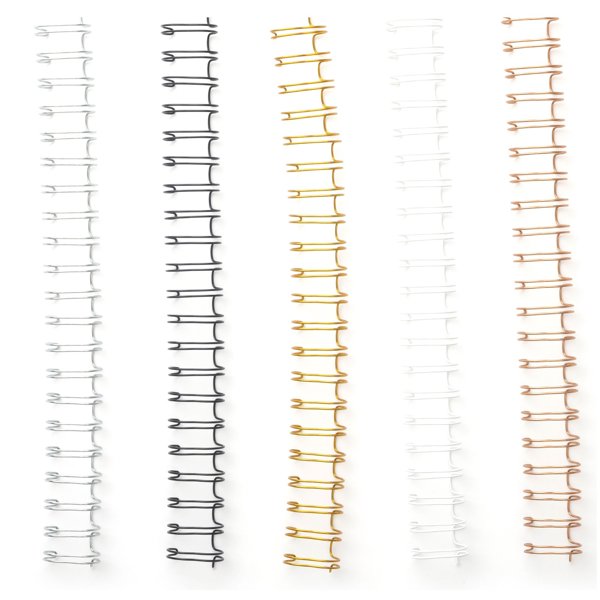 Bild von We R Memory Keepers Cinch Binding Wires 0.625" 30/Pkg-Metallic
