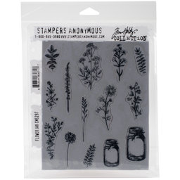 Zeige Details für Tim Holtz Cling Stamps 7"X8.5"-Flower Jar Bild von Tim Holtz Cling Stamps 7"X8.5"-Flower Jar