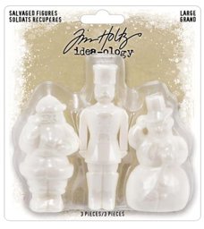 Zeige Details für Idea-Ology Salvaged Figures - Santa, Snowman & Soldat Large 3/Pkg-  Bild von Idea-Ology Salvaged Figures - Santa, Snowman & Soldat Large 3/Pkg-