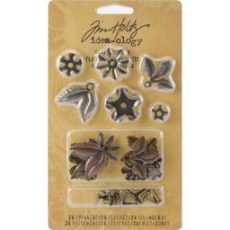 Zeige Details für Idea-Ology Metal Adornments -Foliage 6/Pkg Bild von Idea-Ology Metal Adornments -Foliage 6/Pkg
