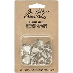 Zeige Details für Tim Holtz Idea-Ology Mirrored Hearts 45/Pkg Bild von Tim Holtz Idea-Ology Mirrored Hearts 45/Pkg