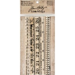Zeige Details für Tim Holtz Idea-Ology Ruler Pieces 5/pkg Bild von Tim Holtz Idea-Ology Ruler Pieces 5/pkg
