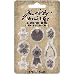Zeige Details für Tim Holtz Idea-ology Findings Lucky Adornments Charms  8/pkg Bild von Tim Holtz Idea-ology Findings Lucky Adornments Charms  8/pkg