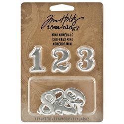 Zeige Details für Tim Holtz Idea-ology Metal Mini Numerals Bild von Tim Holtz Idea-ology Metal Mini Numerals