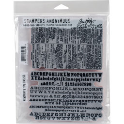 Zeige Details für Tim Holtz Cling Stamps 7"X8.5"-Newsprint & Type Bild von Tim Holtz Cling Stamps 7"X8.5"-Newsprint & Type