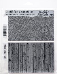 Zeige Details für Tim Holtz Cling Stamps 7"X8.5"-Craze & Planks Bild von Tim Holtz Cling Stamps 7"X8.5"-Craze & Planks