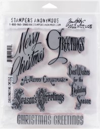 Zeige Details für Tim Holtz Cling Stamps 7"X8.5"-Christmastime Bild von Tim Holtz Cling Stamps 7"X8.5"-Christmastime