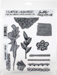 Zeige Details für Tim Holtz Cling Stamps 7"X8.5"-Media Marks #1 Bild von Tim Holtz Cling Stamps 7"X8.5"-Media Marks #1