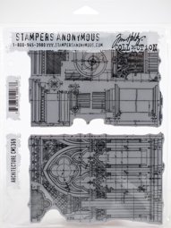 Zeige Details für Tim Holtz Cling Stamps 7"X8.5"-Architecture Bild von Tim Holtz Cling Stamps 7"X8.5"-Architecture