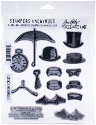 Zeige Details für Tim Holtz Cling Stamps 7"X8.5"-Distinguished Bild von Tim Holtz Cling Stamps 7"X8.5"-Distinguished