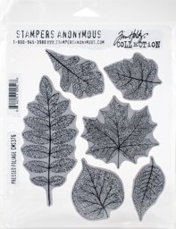 Zeige Details für Tim Holtz Cling Stamps 7"X8.5"-Pressed Foliage Bild von Tim Holtz Cling Stamps 7"X8.5"-Pressed Foliage