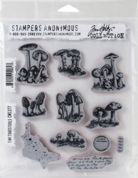 Zeige Details für Tim Holtz Cling Stamps 7"X8.5"-Tiny Toadstools Bild von Tim Holtz Cling Stamps 7"X8.5"-Tiny Toadstools