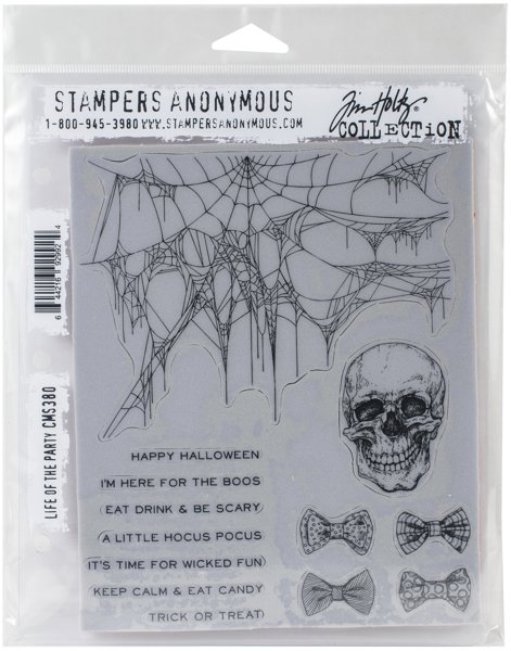 Bild von Tim Holtz Cling Stamps 7"X8.5"-Life Of The Party